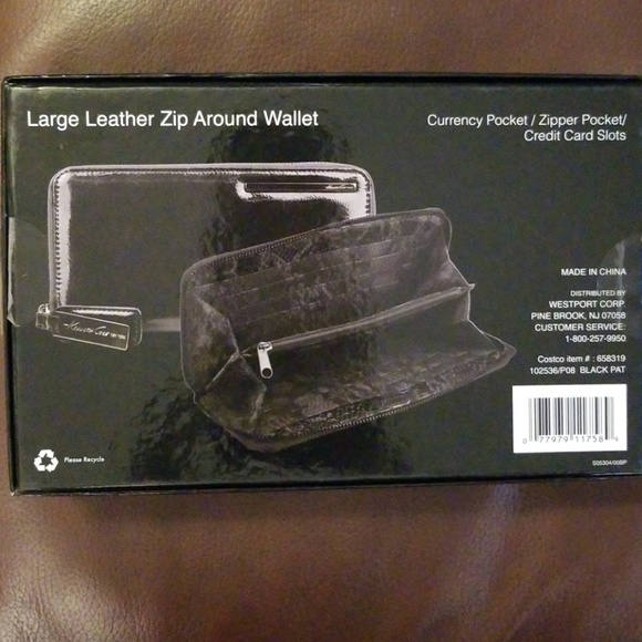 Cole Bags Cole Large Leather Zip Around Wallet